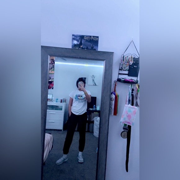 black jogger sweat pants - Picture 5 of 6